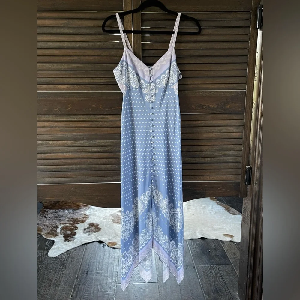 Intermix Spring Blue Dress - Picture 2 of 4
